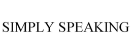 SIMPLY SPEAKING trademark
