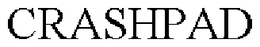 CRASHPAD trademark