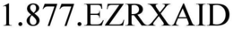 1.877.EZRX AID trademark