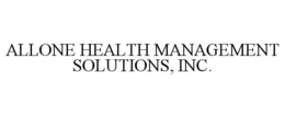 ALLONE HEALTH MANAGEMENT SOLUTIONS, INC. trademark