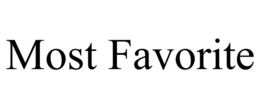 MOST FAVORITE trademark
