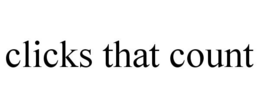 CLICKS THAT COUNT trademark