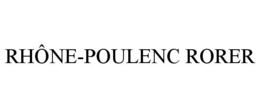 RHÔNE-POULENC RORER trademark