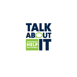 TALK ABOUT IT ANONYMOUS HELP FOR STUDENTS trademark