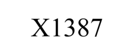 X1387 trademark