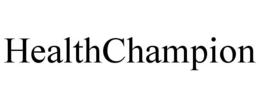HEALTHCHAMPION trademark