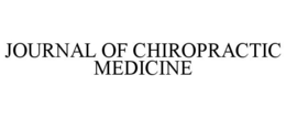 JOURNAL OF CHIROPRACTIC MEDICINE trademark