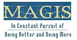 MAGIS IN CONSTANT PURSUIT OF BEING BETTER AND DOING MORE trademark