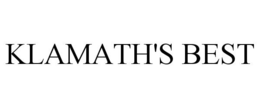 KLAMATH'S BEST trademark