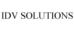 IDV SOLUTIONS trademark