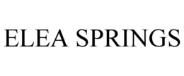 ELEA SPRINGS trademark