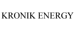 KRONIK ENERGY trademark