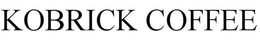 KOBRICK COFFEE trademark