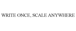 WRITE ONCE, SCALE ANYWHERE trademark