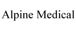 ALPINE MEDICAL trademark