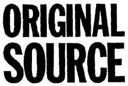 ORIGINAL SOURCE trademark