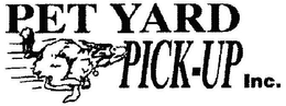 PET YARD PICK-UP, INC. trademark