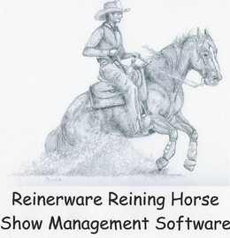 REINERWARE REINING HORSE SHOW MANAGEMENT SOFTWARE trademark