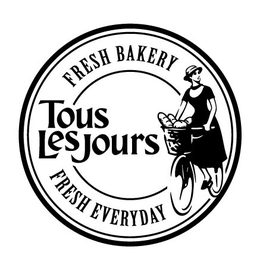 TOUS LES JOURS FRESH BAKERY FRESH EVERYDAY trademark