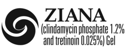 ZIANA (CLINDAMYCIN PHOSPHATE 1.2% AND TRETINOIN 0.025%) GEL trademark