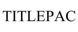 TITLEPAC trademark