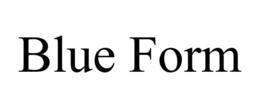 BLUE FORM trademark