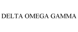DELTA OMEGA GAMMA trademark