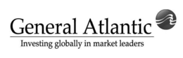 GENERAL ATLANTIC INVESTING GLOBALLY IN MARKET LEADERS trademark