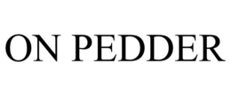 ON PEDDER trademark