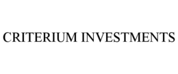 CRITERIUM INVESTMENTS trademark