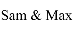 SAM & MAX trademark