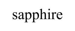 SAPPHIRE trademark