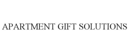 APARTMENT GIFT SOLUTIONS trademark