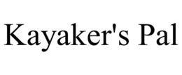 KAYAKER'S PAL trademark