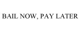 BAIL NOW, PAY LATER trademark