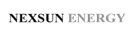 NEXSUN ENERGY trademark