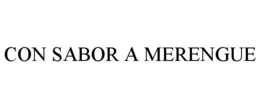 CON SABOR A MERENGUE trademark