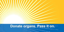 DONATE ORGANS. PASS IT ON. trademark