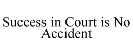 SUCCESS IN COURT IS NO ACCIDENT trademark