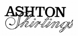 ASHTON SHIRTINGS trademark