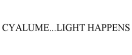 CYALUME...LIGHT HAPPENS trademark