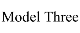 MODEL THREE trademark