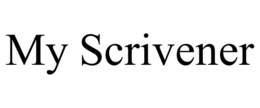 MY SCRIVENER trademark