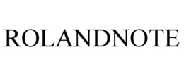 ROLANDNOTE trademark