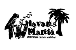 HAVANA MANIA DELICIOUS CUBAN CUISINE trademark