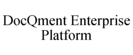 DOCQMENT ENTERPRISE PLATFORM trademark