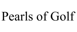 PEARLS OF GOLF trademark