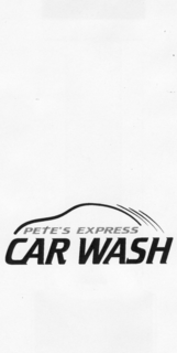 PETE'S EXPRESS CAR WASH trademark