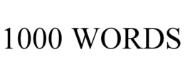 1000 WORDS trademark