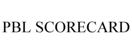 PBL SCORECARD trademark